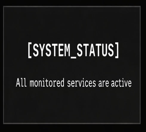[SYSTEM STATUS SERIES]