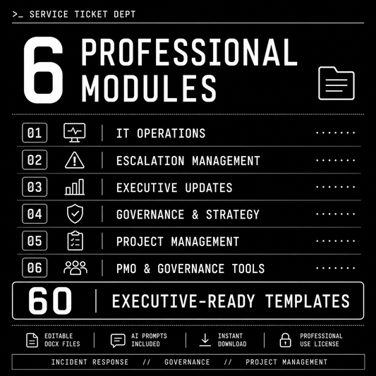 IT Operations Response Pack v1.0
