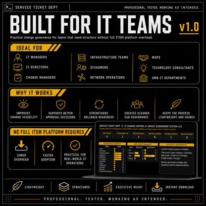 IT Change Control & Impact Assessment System v1.0
