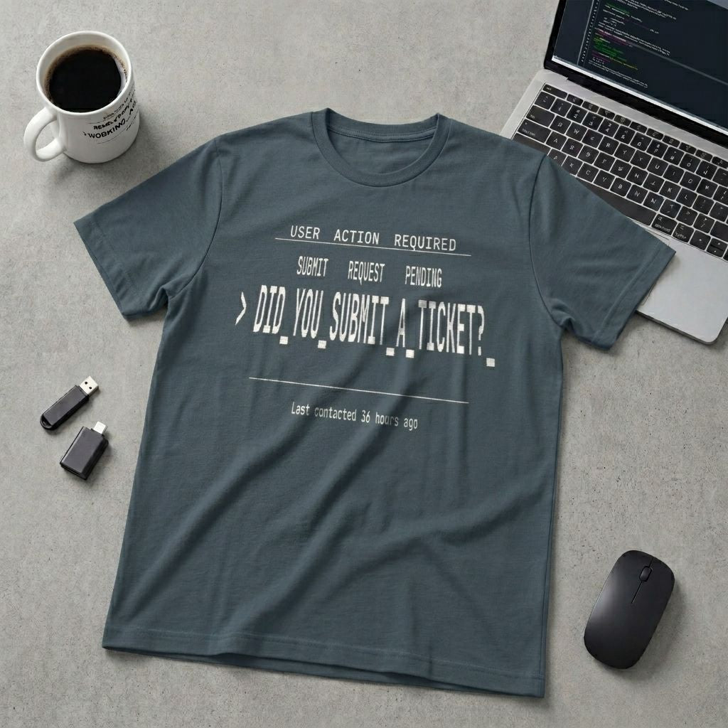 Did You Submit a Ticket T-Shirt