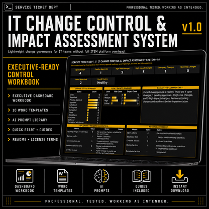 IT Change Control & Impact Assessment System v1.0
