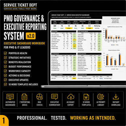 PMO Governance & Executive Reporting System v2.0