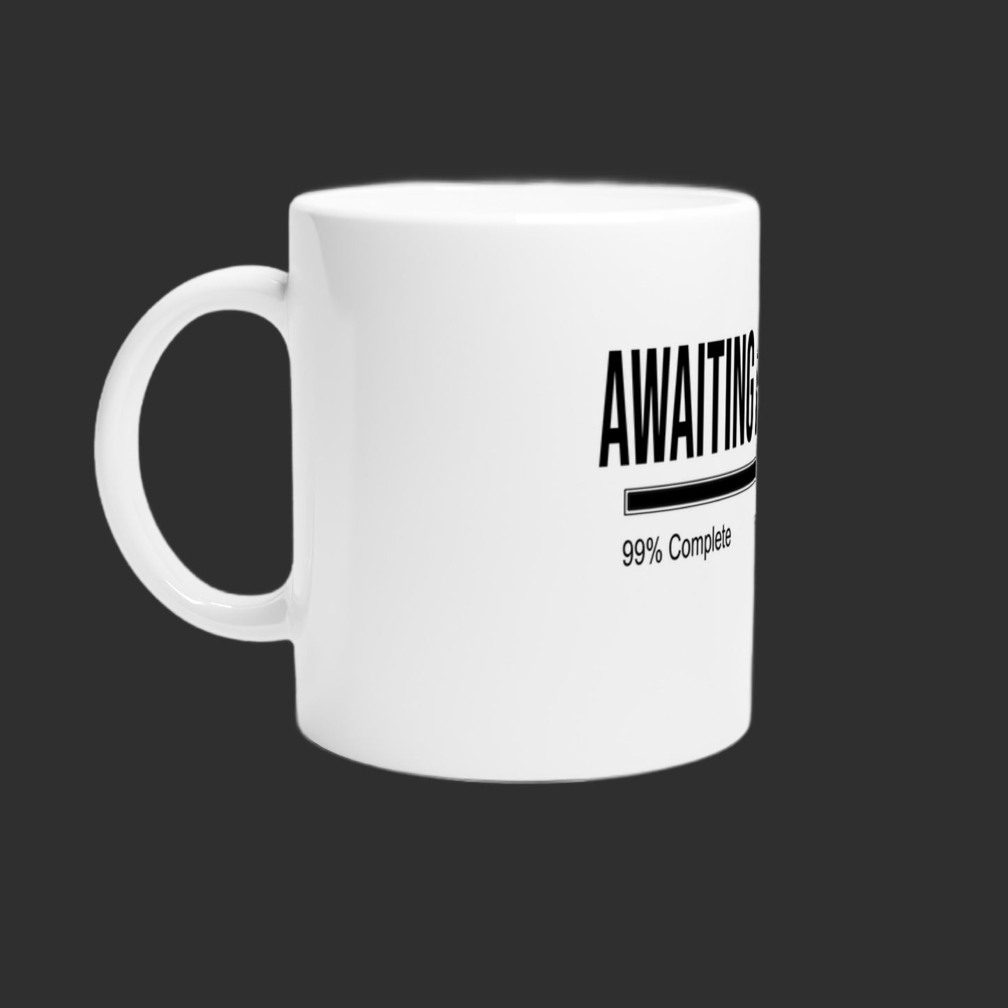 Awaiting Approval | Desk Mug (Black Bar)