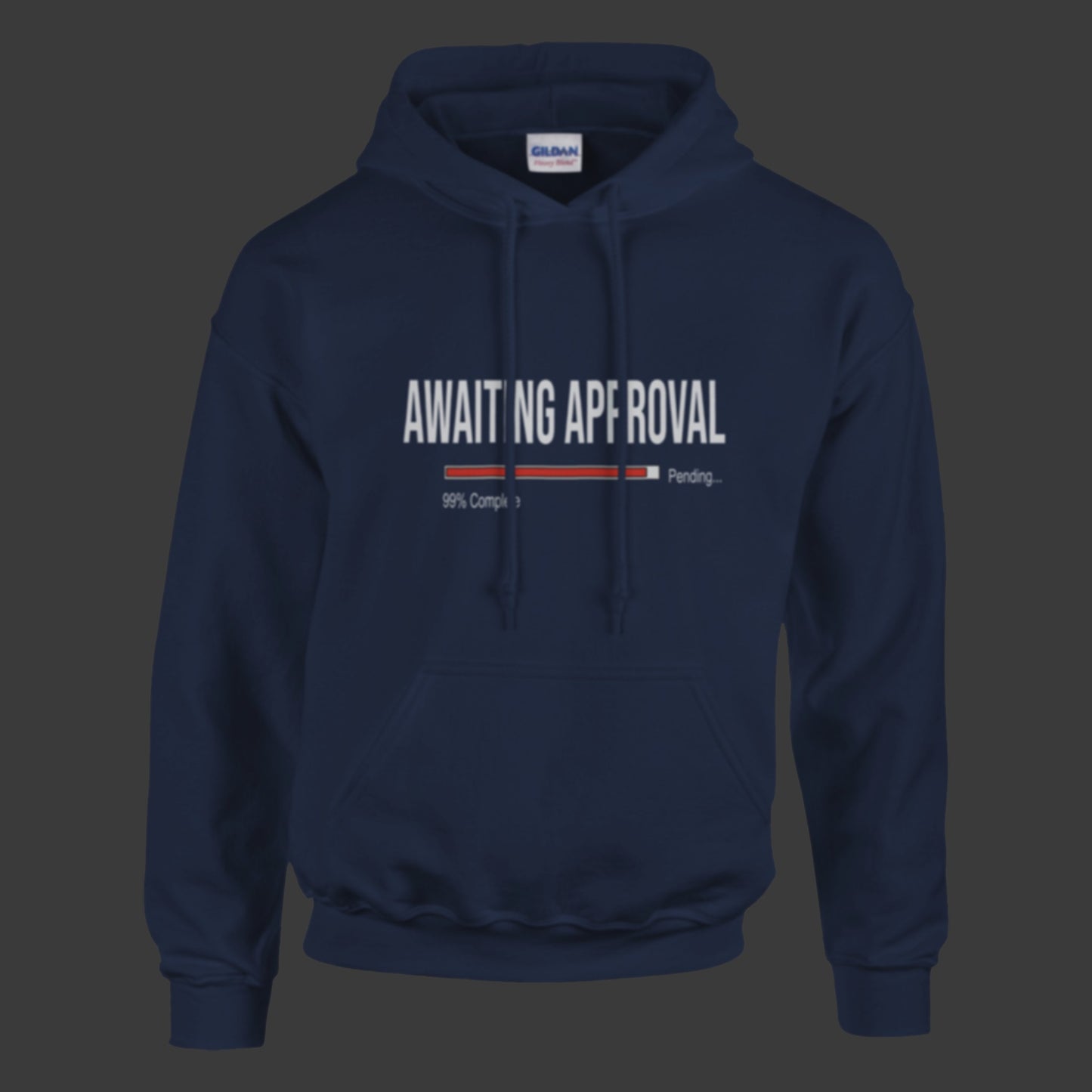 Awaiting Approval (Red Bar)