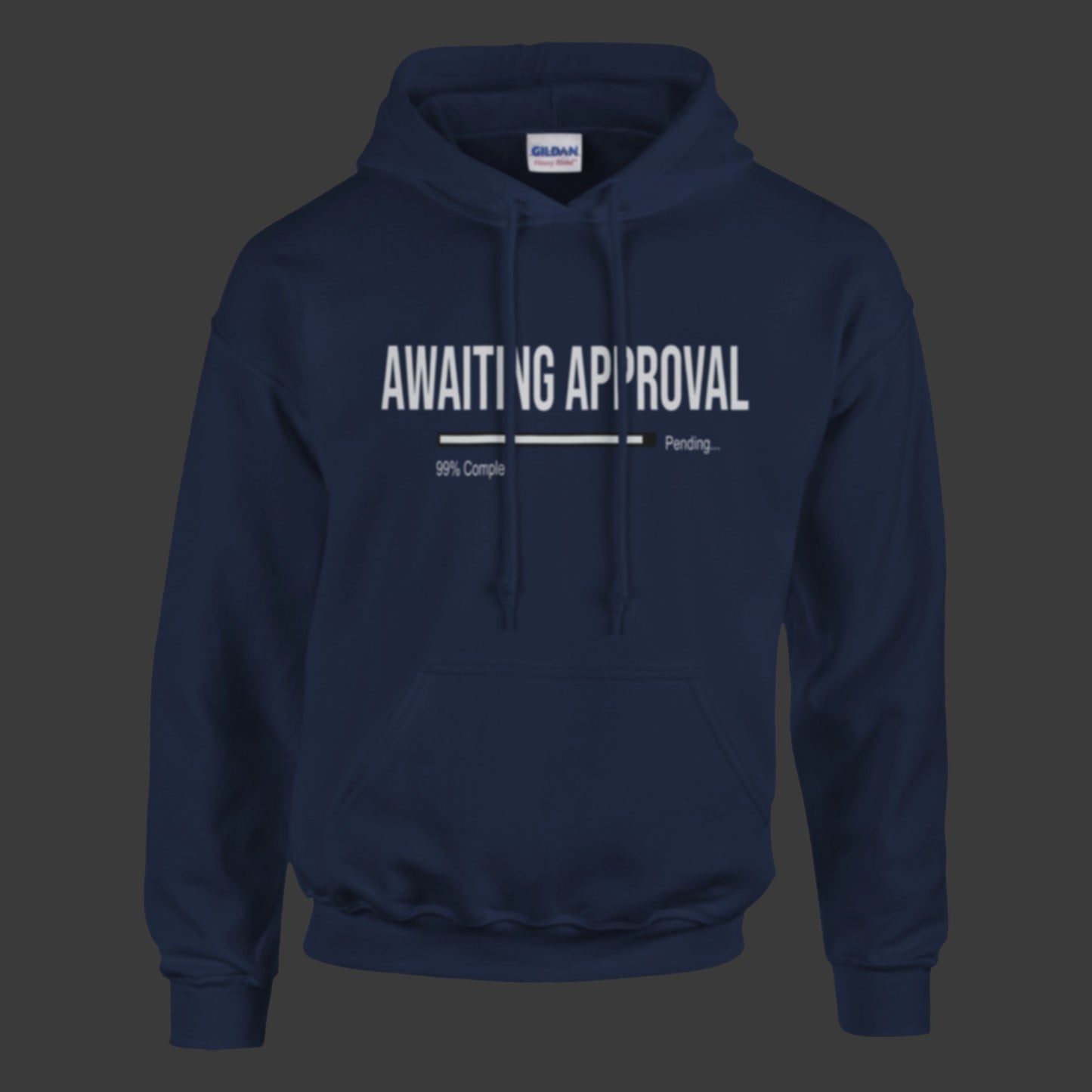 Awaiting Approval | Hoodie (Black Bar)