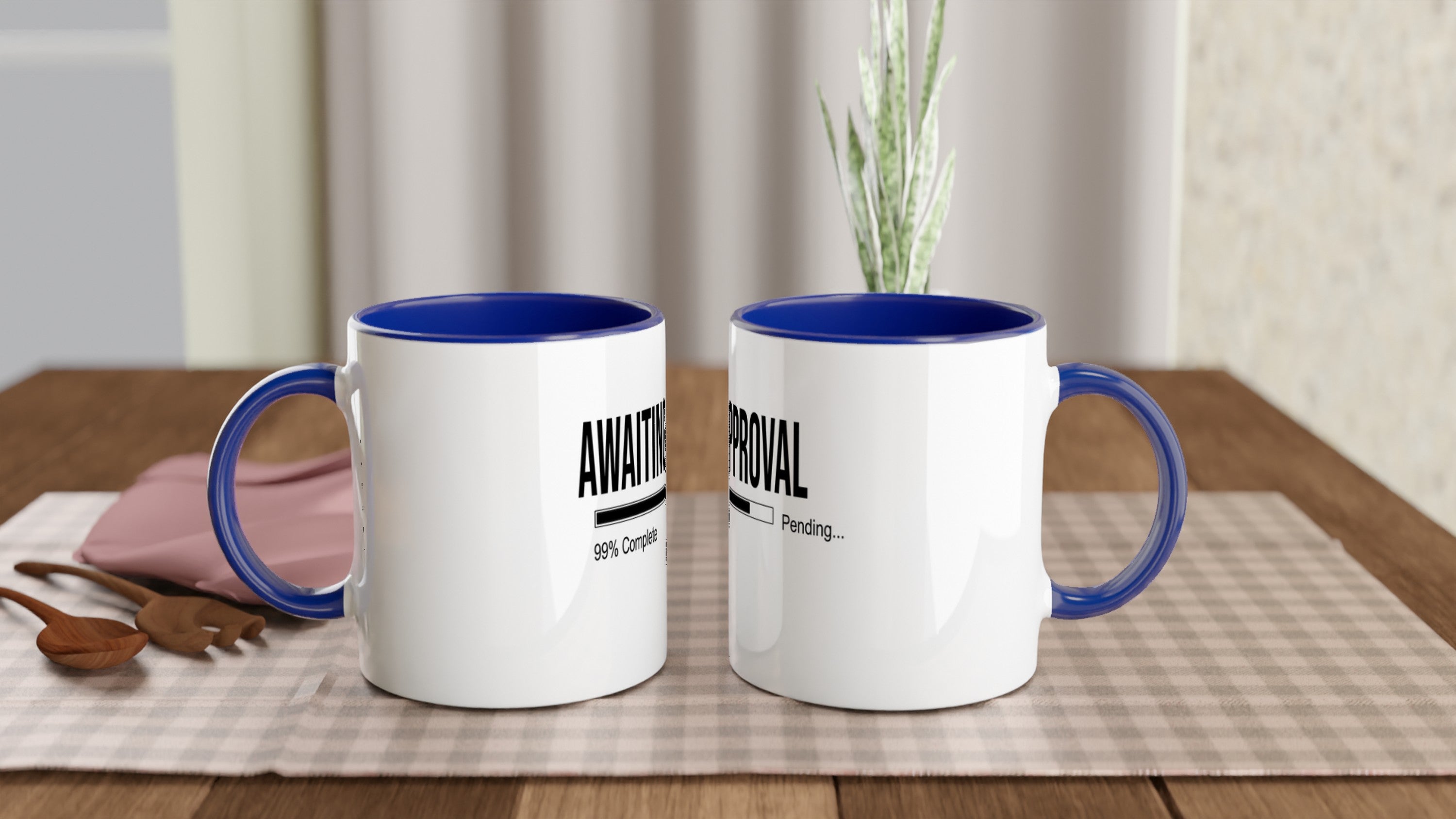 Standard Status Mug "Eternal 99%" (Awaiting Approval) IT Humor